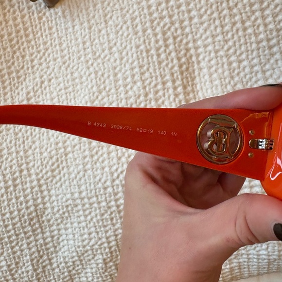 Burberry “Astrid” Sunglasses in Orange - Picture 2 of 10